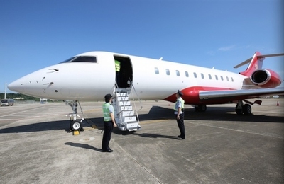 珠海機場迎來年內首班國際公務機